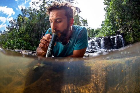 LifeStraw Personal Water Filter for Hiking, Camping, Travel, and Emergency Preparedness, 5 Pack, Blue in Saudi Arabia
