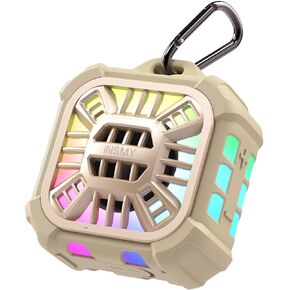 مكبر صوت Bluetooth insmy ، IP67 رابط لاسلكي صغير مقاوم للماء أكثر من 100+ مكبرات صوت ، باس كبير مزدهر ، أضواء وقت اللعب على مدار 24 ساعة/قابلة للطفرة/RGB للأضواء الخارجية/الكاياك/الشاطئ/الجولف (أسود) in Kuwait