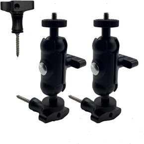 Trail Camera Mount Game Camera Mount Trail Camera Tree Mount for Hunting Camera Trail Camera Mount for Trail Camera Quick Mount Bracket Screw in Tree Screw 1/4-inch (2 Pieces)