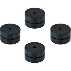 Speaker Spikes Floor Protectors with Precision-Engineered Steel Balls Design, Shockproof Speaker Isolation Stand Feet for HiFi Amplifier, Subwoofer, DAC Recorder, Turntable, Sliver