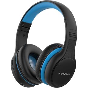 Kids Bluetooth Headphones, 60 Hours Playtime, Bluetooth 5.4 Kids Headphones Wireless, Type-C Fast Charging, 85/94dB Volume Limited, Foldable Kids Wireless Headphones with Mic-Black Blue