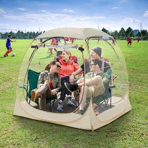 Sports Tent All Weather,Instant Clear Tent Shelter,Pop Up Bubble Tent Outdoor Provides Rain Tent for Soccer, Football Watching Sports Events, Camping, Fishing