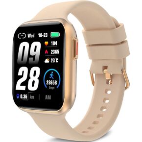 BRIBEJAT Smart Watch for Men Women (Answer/Make Call), HD 1.70" Zinc Alloy Case Smartwatch, Waterproof Fitness Tracker Pedometer SpO2/Heart Rate/Sleep Monitor, Compatible with iPhone Android Phone