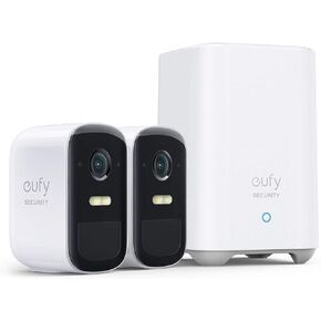 eufyCam 2C Pro 2+1 Kit with Solar Panel 2W, Wireless Home Security System with 2K Resolution, 180-Day Battery Life, HomeKit Compatibility, IP67, Night Vision, and No Monthly Fee. in Kuwait