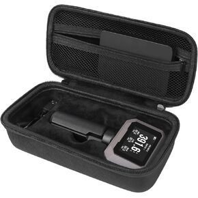 Carrying Case Compatible with Garmin Xero C1 Pro Chronograph, Garmin Xero C1 Pro Travel Storage Bag with Extra Space for Charging Cables, Power Bank(Carrying Case Only) (Orange)
