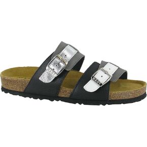 NAOT Women's Santa Cruz Sandal Black/Gray/Silver/White 40