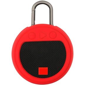Silicone Case Compatible with JBL Clip 3,Carrying Case for JBL Clip 3 Waterproof Portable Bluetooth Speaker (red)