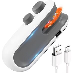 Mini Bag Sealer, Portable 2-in-1 Heat Sealer with USB-C Charging, Magnetic Design, Compact Snack Sealer and Cutter for Chips and Fresh Food