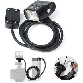 GODOX EC200 200W Extension Flash Head with 2M Cable Portable Off-Camera Light Lamp Compatible Godox AD200,AD200Pro Pocket Flash Speedlite