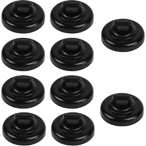 Magnet Zip Tie Mount Clips Magnetic Zip Ties Mount Base Holder Multipurpose Wire Cable Holder Mount Wire Clips Management for Home Office Marine Electrical Wiring (D19 0.75in, 20 Piece)