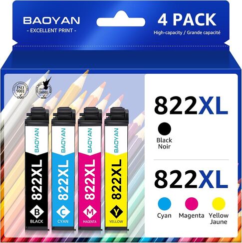 232XL Ink Cartridges for Epson Printer Remanufactured for Epson 232XL Ink Cartridges Combo Pack for Expression Home XP-4200 XP-4205 Workforce WF-2930 WF-2950 XP4200 WF2950 (4 Pack) in Saudi Arabia