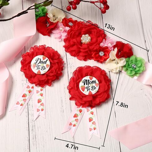 Neutral Burlap Mom to Be Sash Dad to Be Pin Baby Shower Decorations, Mommy to Be Sash Corsage Pin and Mother to be Crown Maternity Gift for Gender Reveals Party Decorations for Pregnant Keepsake Gifts in Saudi Arabia