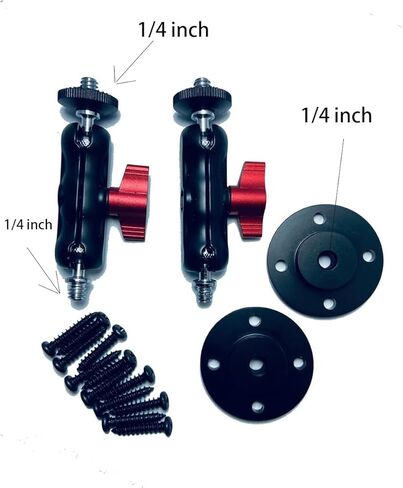 Trail Camera Mount Game Camera Mount Trail Camera Tree Mount for Hunting Camera Trail Camera Mount for Trail Camera Quick Mount Bracket Screw in Tree Screw 1/4-inch (2 Pieces) in Saudi Arabia