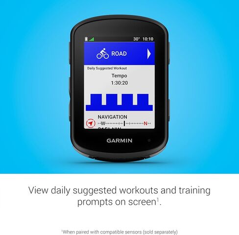جهاز كمبيوتر Garmin Edge 540 يعمل بالطاقة الشمسية ونظام تحديد المواقع لركوب الدراجات يعمل بالطاقة الشمسية مع أزرار تحكم وتدريب تكيفي مستهدف وملاحة متقدمة والمزيد in Kuwait