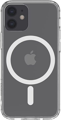 Belkin SHEERFORCE™ MagSafe Compatible Phone Case for iPhone 14 Plus with Treated Coating, Built-in Magnets, and Raised Edge Bumper for Screen & Camera Protection - Clear in Saudi Arabia