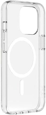 Belkin Sheerforce ™ Magsafe علبة هاتف متوافقة مع iPhone 14 بالإضافة إلى الطلاء المعالج والمغناطيس المدمج ومصدح الحافة المرفوعة لحماية الشاشة والكاميرا - Clear in Kuwait