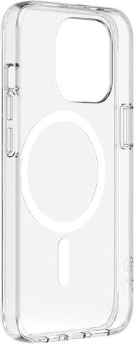 Belkin Sheerforce ™ Magsafe علبة هاتف متوافقة مع iPhone 14 بالإضافة إلى الطلاء المعالج والمغناطيس المدمج ومصدح الحافة المرفوعة لحماية الشاشة والكاميرا - Clear in Kuwait