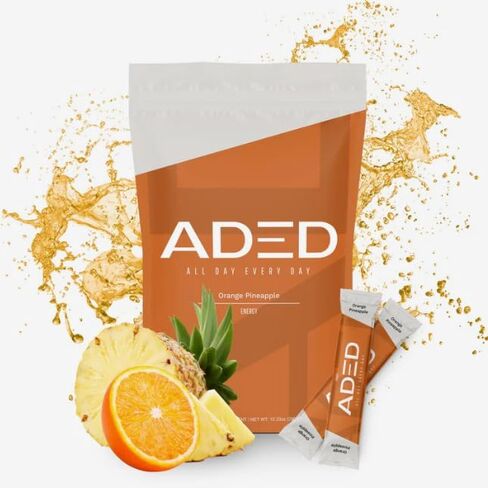 ADED Drinks ADED Energy + Hydration Vitamins Minerals Nootropics Electrolytes Powder Drink No Sugar - Berry Lemonade Flavor (20 Individual Packets) in Saudi Arabia