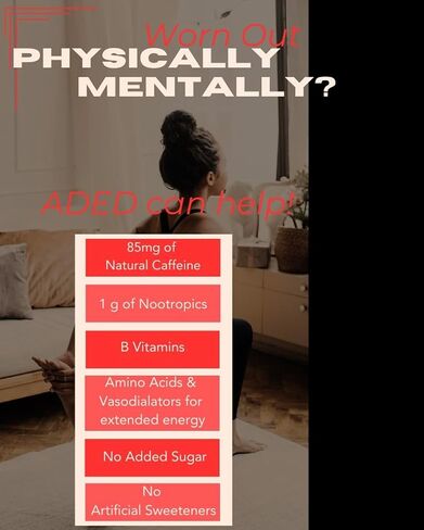 مشروبات aded aded Energy + ترطيب الفيتامينات المعادن الشوارد nootropics مسحوق الشراب شرب السكر - نكهة الليمون التوت (20 حزمة فردية) in Saudi Arabia