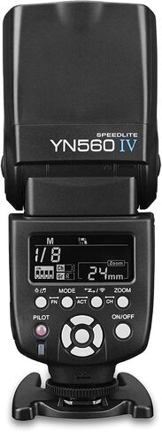 YONGNUO YN560 IV Wireless Flash Speedlite, Master + Slave Flash + Built-in Trigger System, for Canon Nikon Pentax Olympus Fujifilm Panasonic Digital Cameras in Saudi Arabia