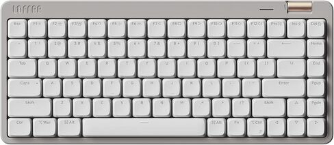 Flow Lite 84 Keys Low Profile Mechanical Keyboard, 75% Swappable Rechargeable Wireless Keyboard with 2.4G Receiver, Bluetooth and Wired Connection for Windows, Mac/Spector Linear Switches (Flamingo) in Saudi Arabia