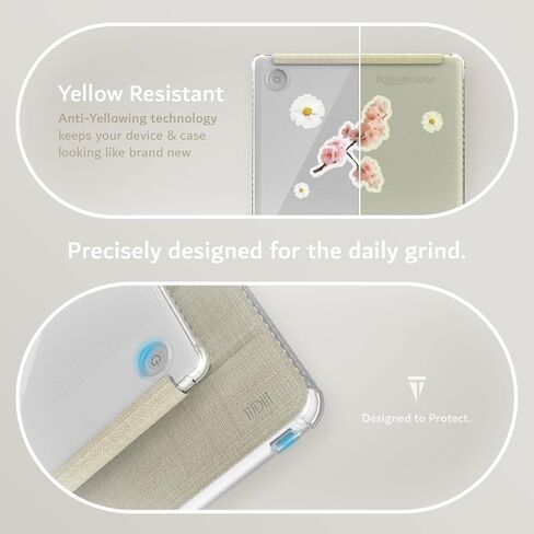 Tudia Skn Flip مصممة ل Cobo Libra Color Case (2024) - [Auto Wake/Sleep Technology] TPU رفيعة in Kuwait