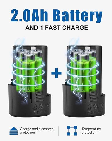 مجموعة مفاتيح سقاطة كهربائية لاسلكية، محرك سقاطة يعمل بالبطارية 3/8 بوصة 12 فولت، سقاطة 400 دورة في الدقيقة 40 قدم رطل مع 8 مقابس وبطارية 2.0 أمبير في الساعة in Kuwait