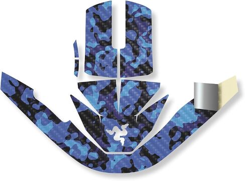 Carbon Fiber Mouse Skin Compatible with Razer Viper V3 Pro - Girly Marble Dazzle - Premium 3M Vinyl Protective Wrap Decal Cover - Easy to Apply | Crafted in The USA by MightySkins in Saudi Arabia