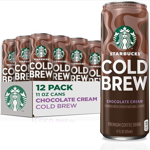 Starbucks Cold Brew Coffee ، 3 نكهة مجموعة متنوعة ، 11 علب أوقية (12 حزمة) ، مشروب القهوة المتميز ، القهوة المثلجة in Kuwait