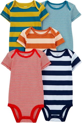 Carter's Baby Boys 5 Pack Bodysuit, Little adventure seeker, 12m in Kuwait