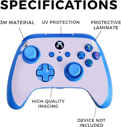 Gaming Skin Compatible with PowerA Xbox Series X|S Enhanced Wired Controller - Starry Night - Premium 3M Vinyl Protective Wrap Decal Cover - Easy to Apply | Crafted in The USA by MightySkins in Saudi Arabia