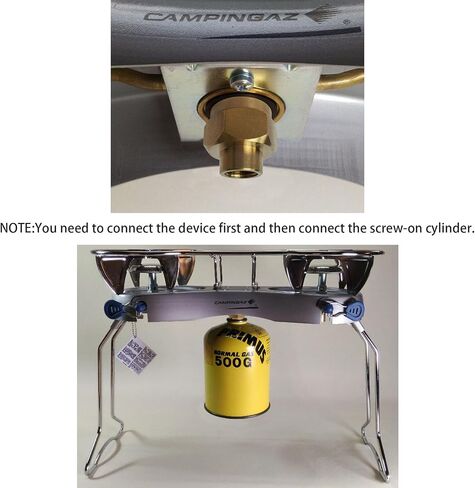 Camping Gas Adapter M16x1.5 to Butane Fuel,For Gas Appliances with R907 R904 R901 Cylinder,Gas Stove Converter in Saudi Arabia