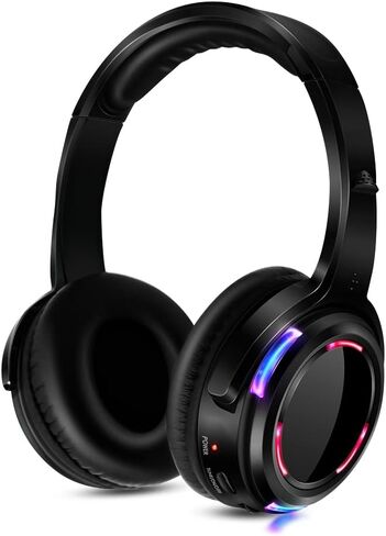Professional Silent Disco LED Wireless Headphones and RF LED Silent Disco Earphones for iPod MP3 DJ Music Pary Club (2 led Headphone + 1 Transmitter) in Saudi Arabia