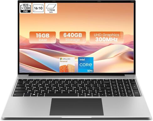 jumper 2025 Gaming Laptop, Intel 8-Core Processor(Up to 4.4GHz), 16GB DDR4 512GB NVME SSD, 15.6" FHD IPS Screen, 62.7Wh Battery, WiFi-6, Bluetooth5.1, USB3.2, 4 Stereo Speakers, 2 Memory Slots. in Saudi Arabia