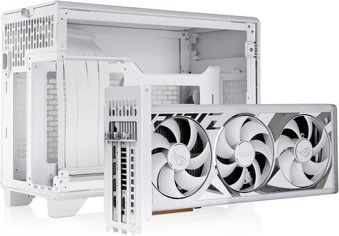 Thermaltake Core V1 Snow Edition SPCC Mini ITX Cube Computer Chassis CA-1B8-00S6WN-01, White in Kuwait