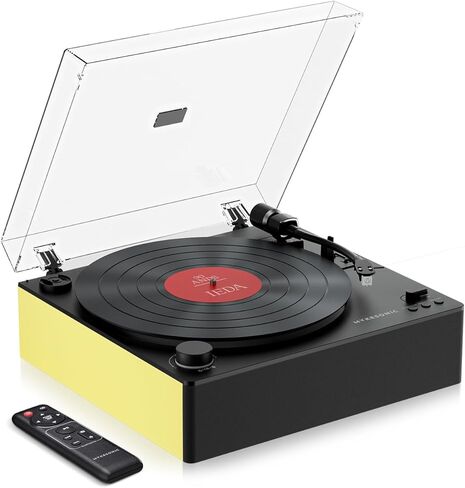 مشغل سجل أوتوماتيكي ، حزام Bluetooth Belt Drive Durntable ، خرطوشة مغناطيسية AT-3600L ، Bluetooth In & Out ، مكبرات صوت استريو Hi-Fi ، Aux في سماعة الرأس ، RCA خارج مع التحكم عن بُعد in Kuwait