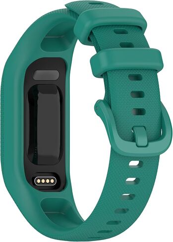 REYDA Silicone Band Compatible for Garmin Vivosmart 5, Soft Flexible Breathable Silicone Watch Band Sport Wristband Metal Buckle Bracelet Replacement Band for Garmin Vivosmart 5 Fitness Tracker in Saudi Arabia