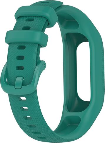 REYDA Silicone Band Compatible for Garmin Vivosmart 5, Soft Flexible Breathable Silicone Watch Band Sport Wristband Metal Buckle Bracelet Replacement Band for Garmin Vivosmart 5 Fitness Tracker in Saudi Arabia