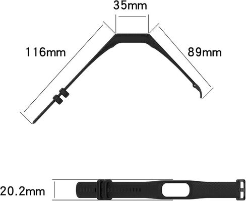 REYDA Silicone Band Compatible for Garmin Vivosmart 5, Soft Flexible Breathable Silicone Watch Band Sport Wristband Metal Buckle Bracelet Replacement Band for Garmin Vivosmart 5 Fitness Tracker in Saudi Arabia