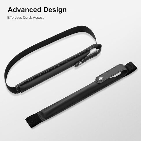 حالة قلم رصاص Vikesi لـ Apple Pencil Pro ، قلم Apple (USB-C) ، Apple Pencil 1st/2nd Generation ، Pu Leather Stylus Pency Cleeve Pouch مع شريط مرن قابل للفصل ل 9.7 "-12.9". in Kuwait
