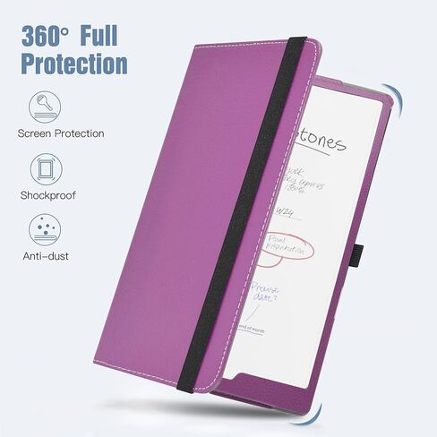 MAMA MOUTH for Remarkable Paper Pro Tablet Case,360 Degree Rotary Stand with Cute Pattern Cover for Remarkable Paper Pro 11.8"(2024 Released) Tablet Cases,Black in Saudi Arabia