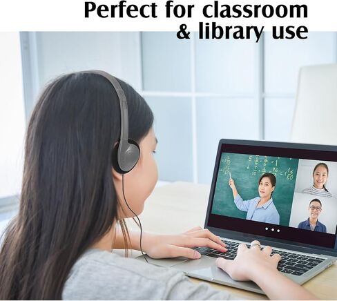 Flutesan 20 Pack Headphones Bulk for Classroom School Students Libraries Wired On Ear Headphones Over The Head Earphones for Class Children Teen Boys Girls Adults (Purple) in Saudi Arabia