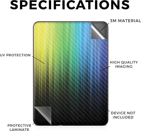 Carbon Fiber Tablet Skin Compatible with Amazon Kindle Paperwhite 12th (2024) - Dragon Fantasy - Premium 3M Vinyl Protective Wrap Decal Cover - Easy to Apply | Crafted in The USA by MightySkins in Saudi Arabia
