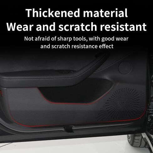 Car Door Protector for Tesla Model Y Accessories 2020 2021 2022 2023 2024 Mat Dirty Anti Kick pad Collision Stickers Interior in Saudi Arabia