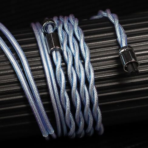 ARTTI Spark Earphone Upgrade Cable 2 Cores 244 Strands Silver-Plated Copper 7N OCC HiFi IEM Cable 2.5/3.5/4.4mm 3in1 Plug 2pin/MMCX/QDC Cable (Silver, 2PIN Straight Plug) in Saudi Arabia