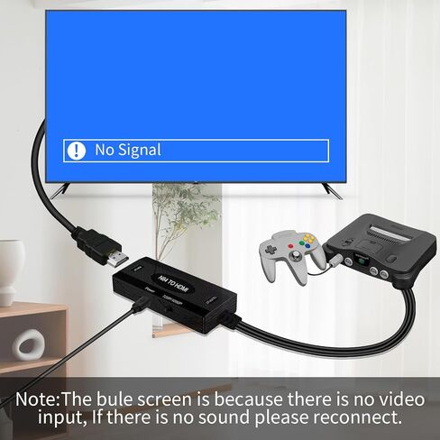 محول PS2 إلى HDMI كابل HDMI محول PS2 إلى HDMI يدعم نسبة العرض إلى الارتفاع للشاشة 4:3/16:9 بدقة 720/ 1080P in Kuwait