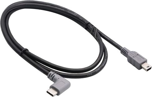 zdycgtime USB micro to -type c acper cable 90 درجة USB 2.0 النوع C من الذكور إلى Micro 2.0 Male Sync Sync and Charging Cable for Macbook & Tablet & Smartphone and Type C USB Advices (1m/3ft) (micro) in Kuwait