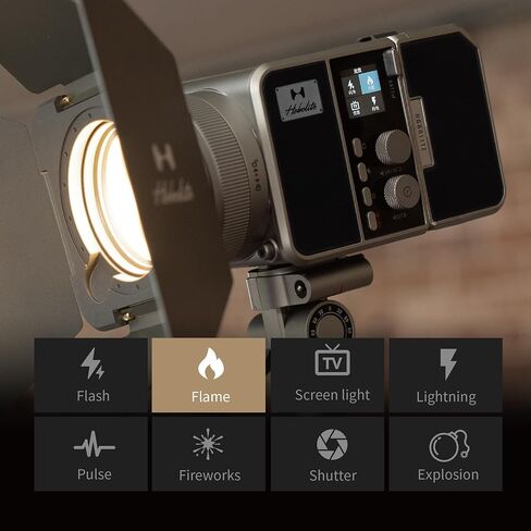 Avant Max LED Photography Lighting Standard Kit with LCD Control, Max Lens, Ergonomic Handle Attachment, CRI/TLCI 96+, 2700-6500K, AC/DC Power, Bi-Color Professional Studio Lighting, Black in Saudi Arabia