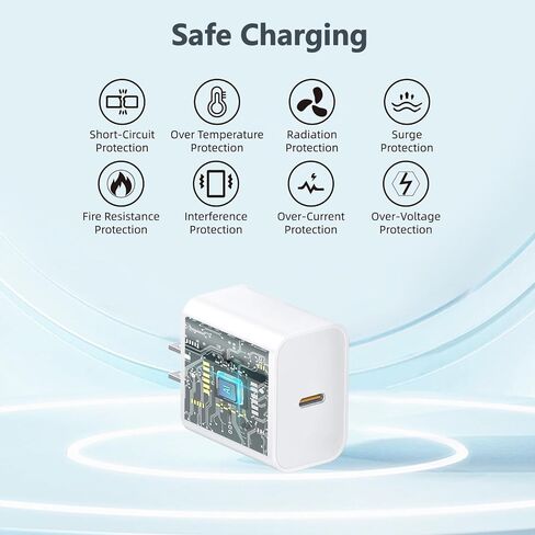 Fast Charger for Airpods Pro 2nd Gen Charger, Airpods 4 Charging, 10FT USB C USB C to USB C Long Cable for AirPods Max 2 (2024), AirPods Pro (2nd Gen) Wireless Earbuds,iPhone 15 16 20W Power Adapte in Saudi Arabia