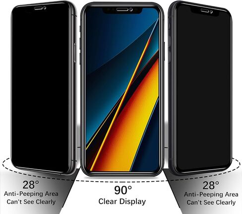 [3-Pack] Pokolan Screen Protector for iPhone 11 Pro, iPhone XS, iPhone X, iphone 10 Tempered Glass, 9H Hardness, Easy to Install, Bubbles Free in Saudi Arabia